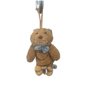 Vintage Soft Dreams Plush Teddy Bear Musical Crib Toy Brown Pull Down